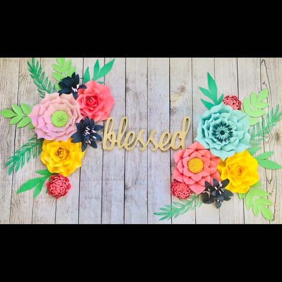 Paper Flower Nursery Set